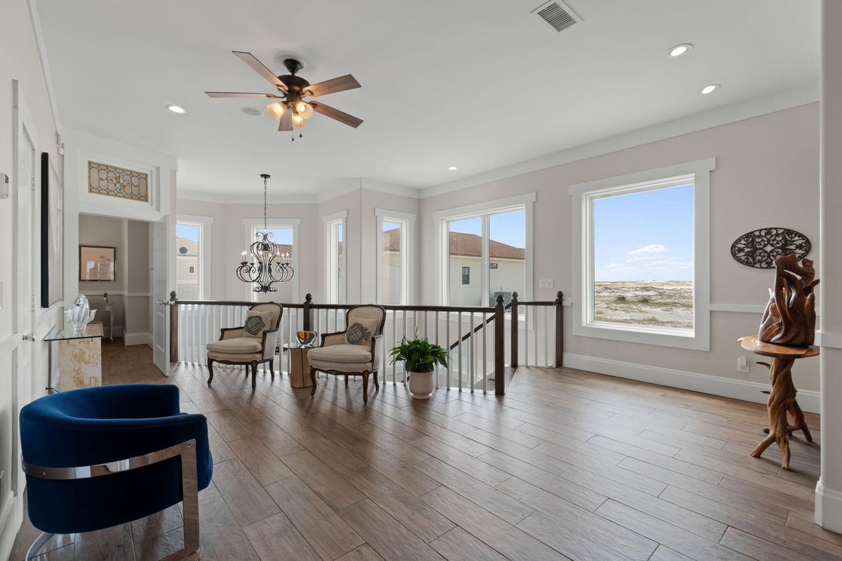 Chandelier, Interior, Recessed Lighting, Wood Texture Flooring