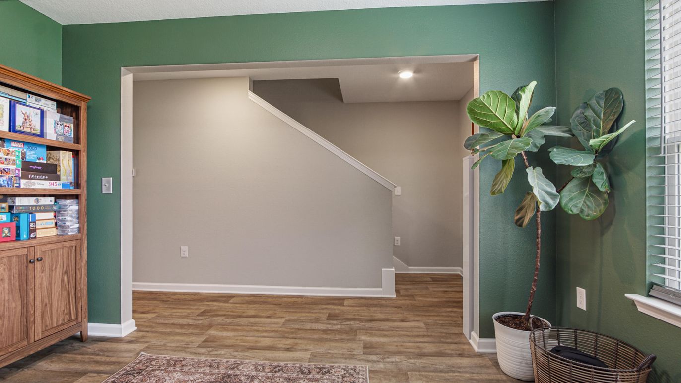 Interior, Recessed Lighting, Wood Texture Flooring