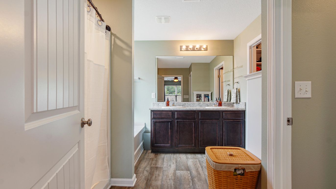 Bathroom, Interior, Wood Texture Flooring