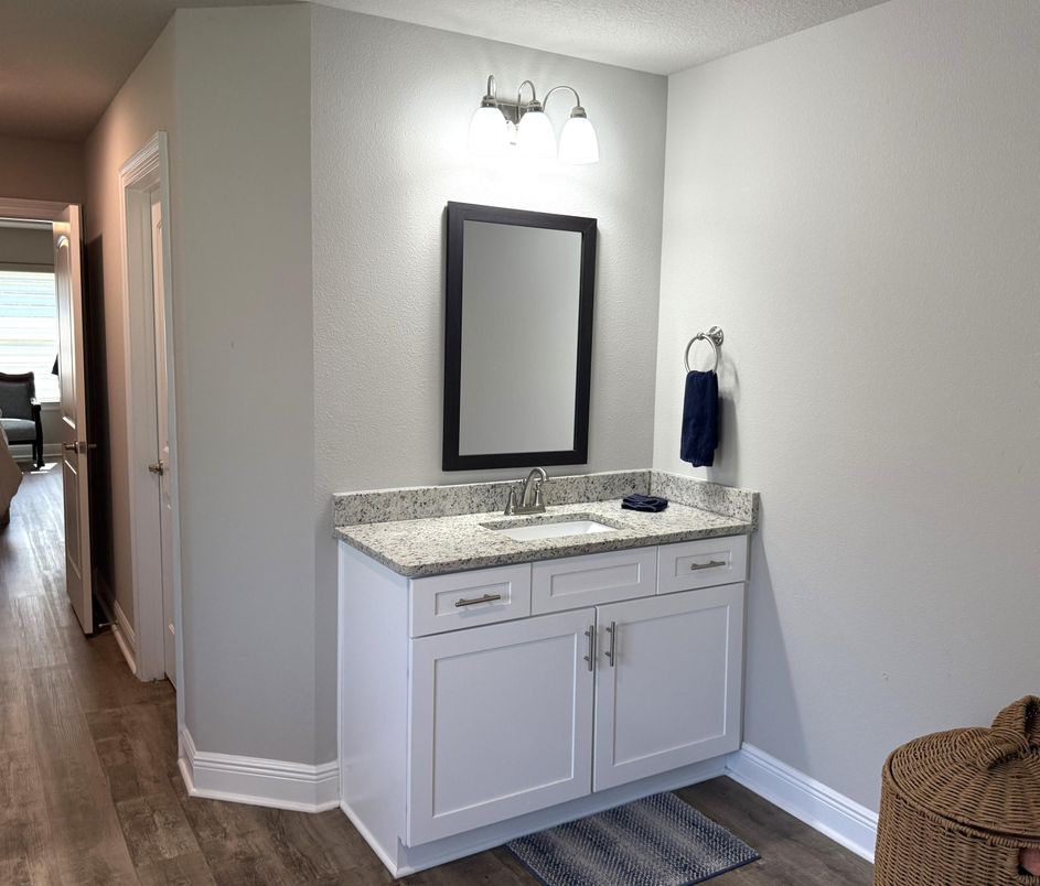 Bathroom, Interior, Wood Texture Flooring