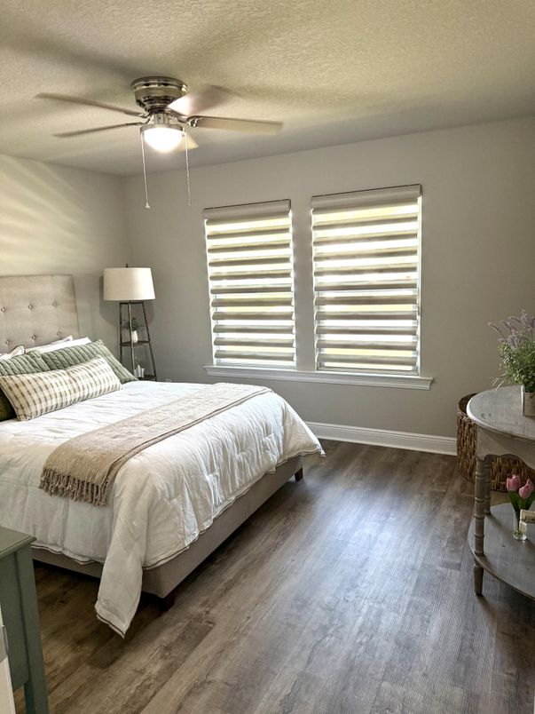 Bedroom, Interior, Wood Texture Flooring