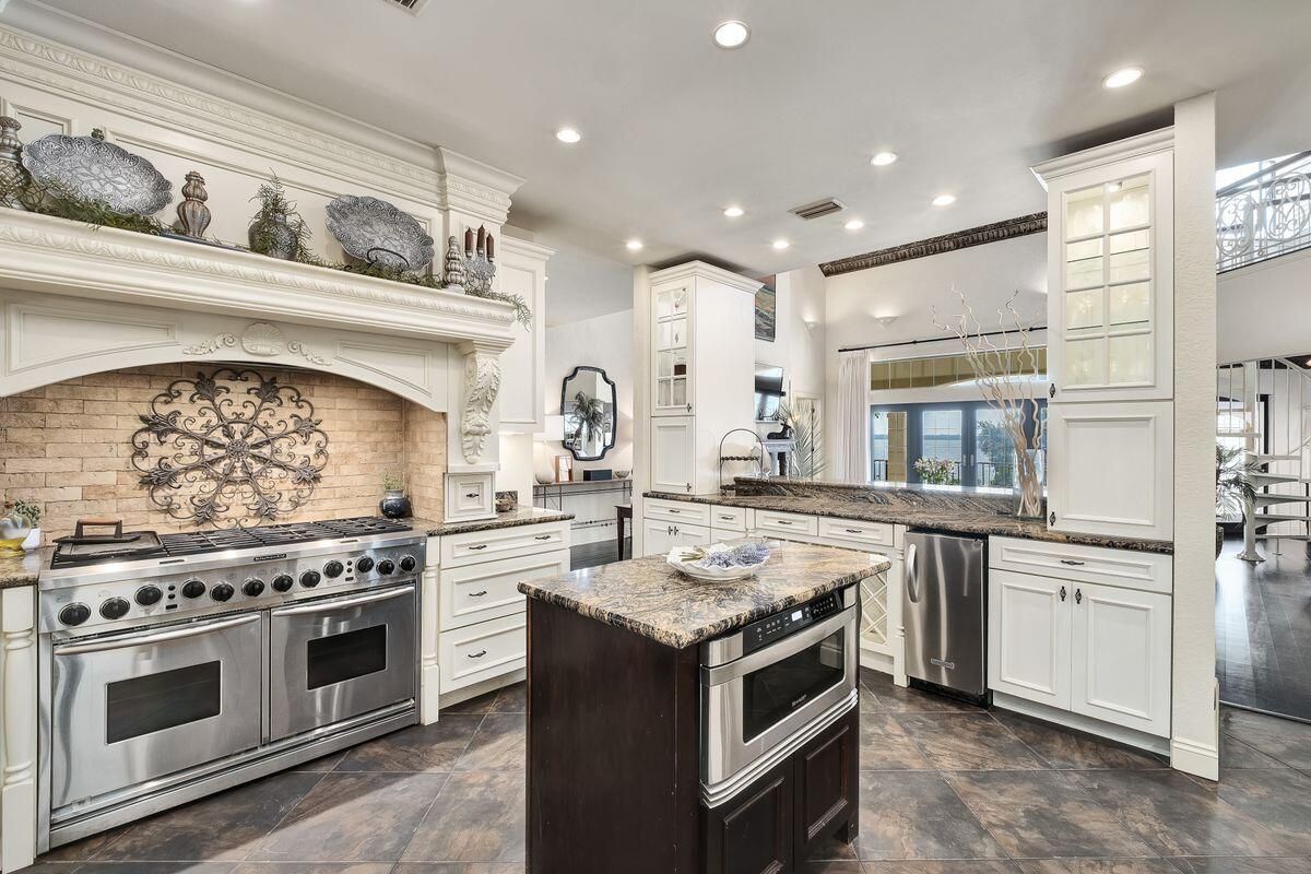 Interior, Kitchen, Recessed Lighting, Stainless Steel Appliances