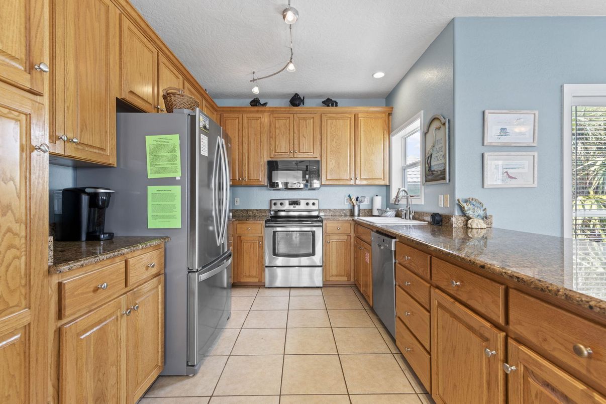 Interior, Kitchen, Recessed Lighting, Stainless Steel Appliances