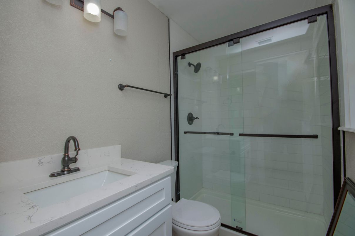 Bathroom, Glass Shower, Interior