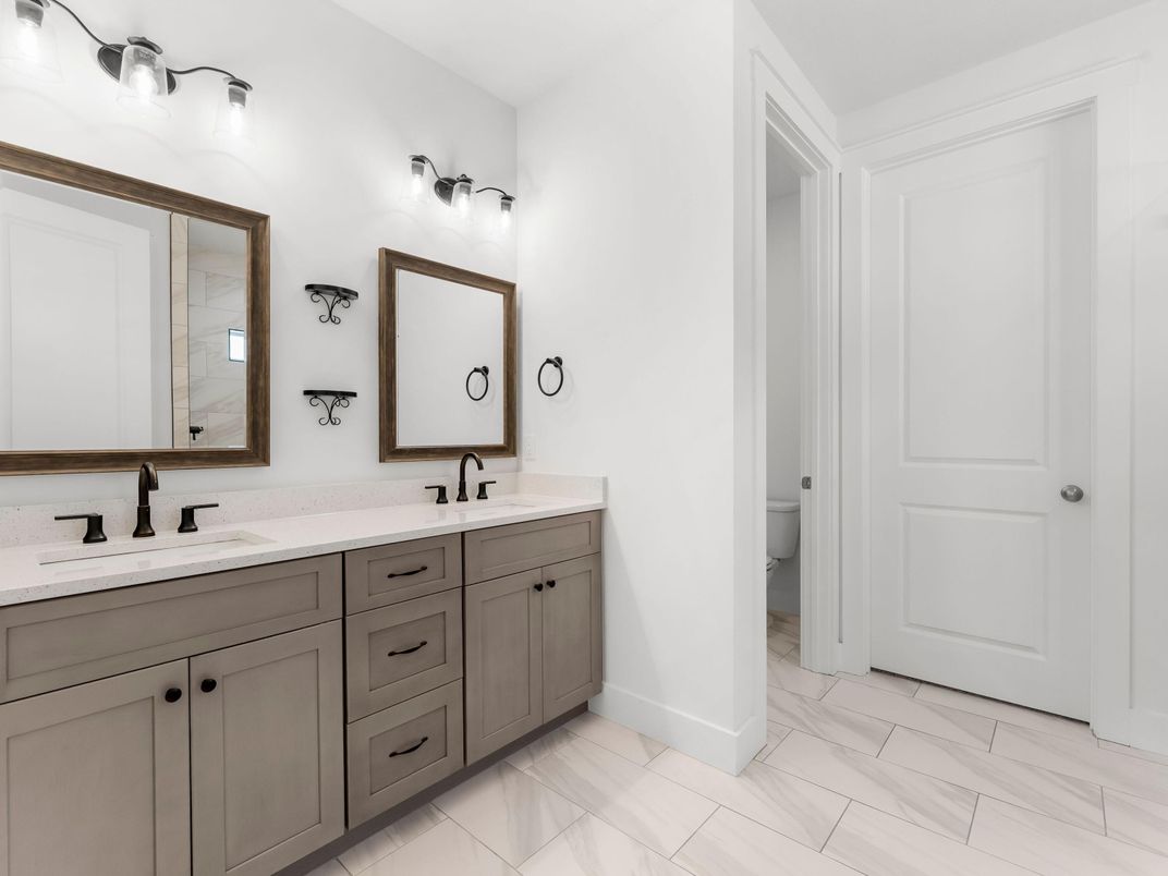 Bathroom, Dual Sink Vanities, Interior, Marble