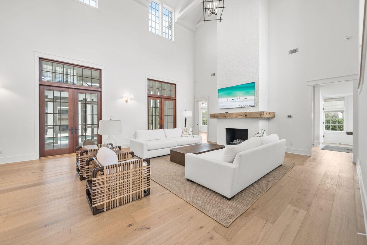 Fireplace, Interior, Living room, Wood Texture Flooring
