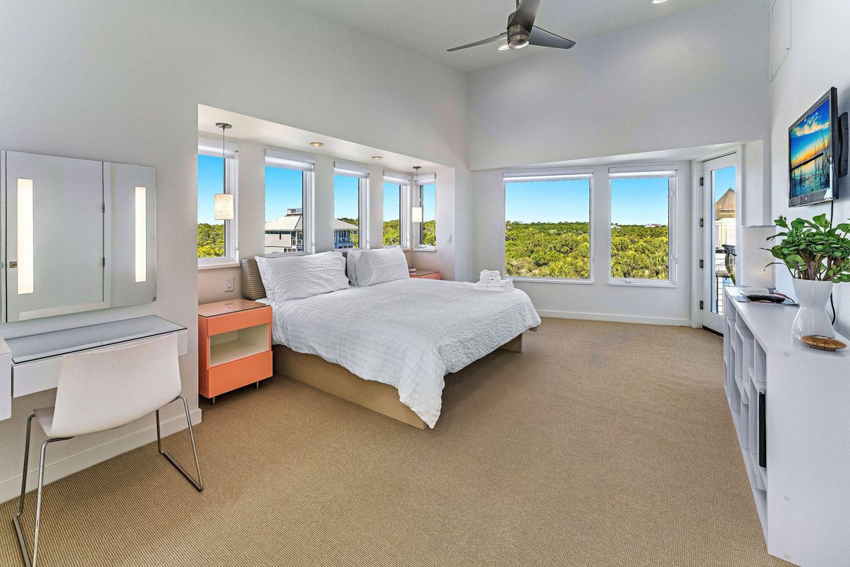 Bedroom, Interior, Recessed Lighting