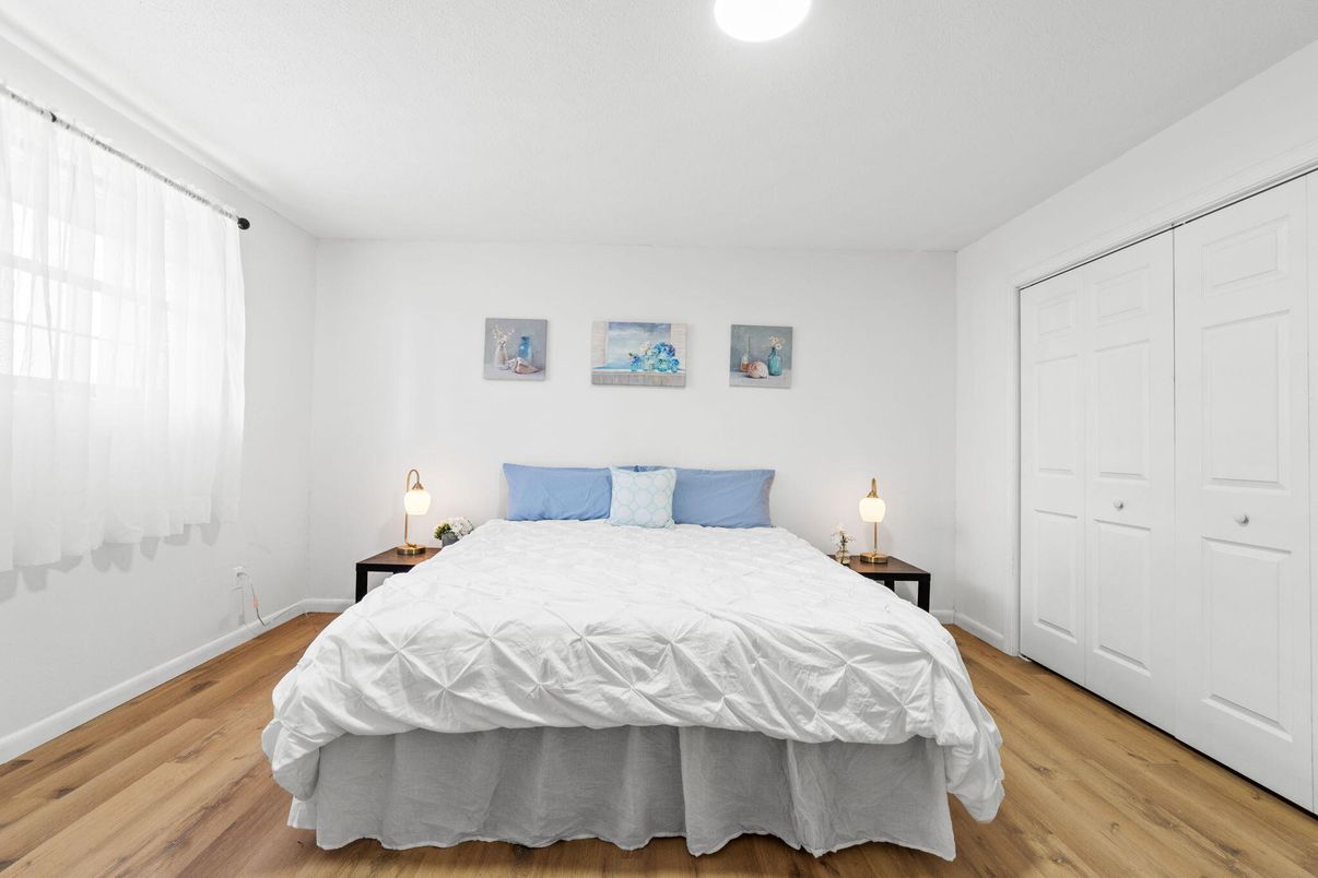 Bedroom, Interior, Wood Texture Flooring
