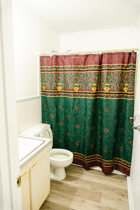 Bathroom, Interior, Wood Texture Flooring