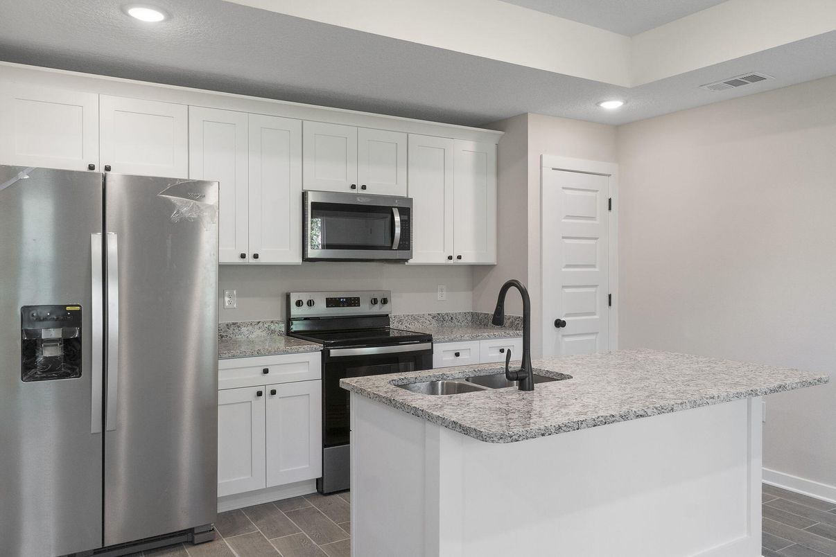 Interior, Kitchen, Recessed Lighting, Stainless Steel Appliances