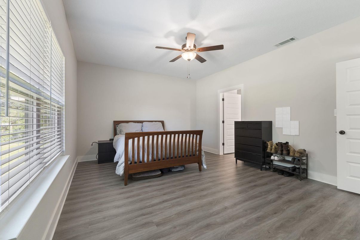 Bedroom, Interior, Wood Texture Flooring