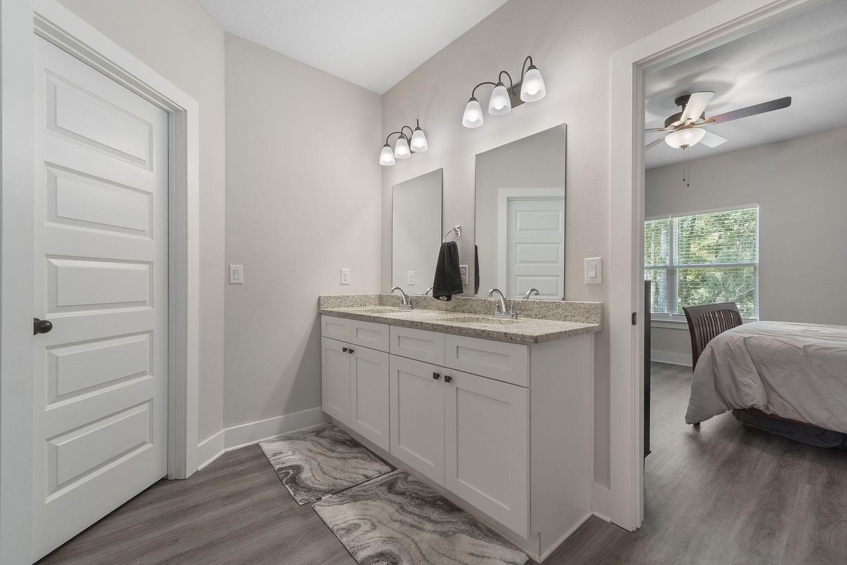 Bathroom, Interior, Wood Texture Flooring