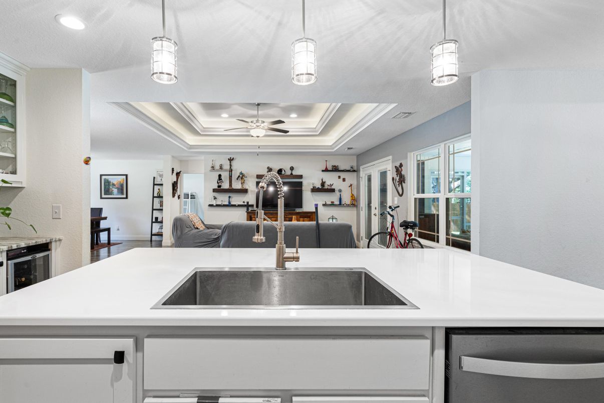 Interior, Kitchen, Pendant Lights, Recessed Lighting