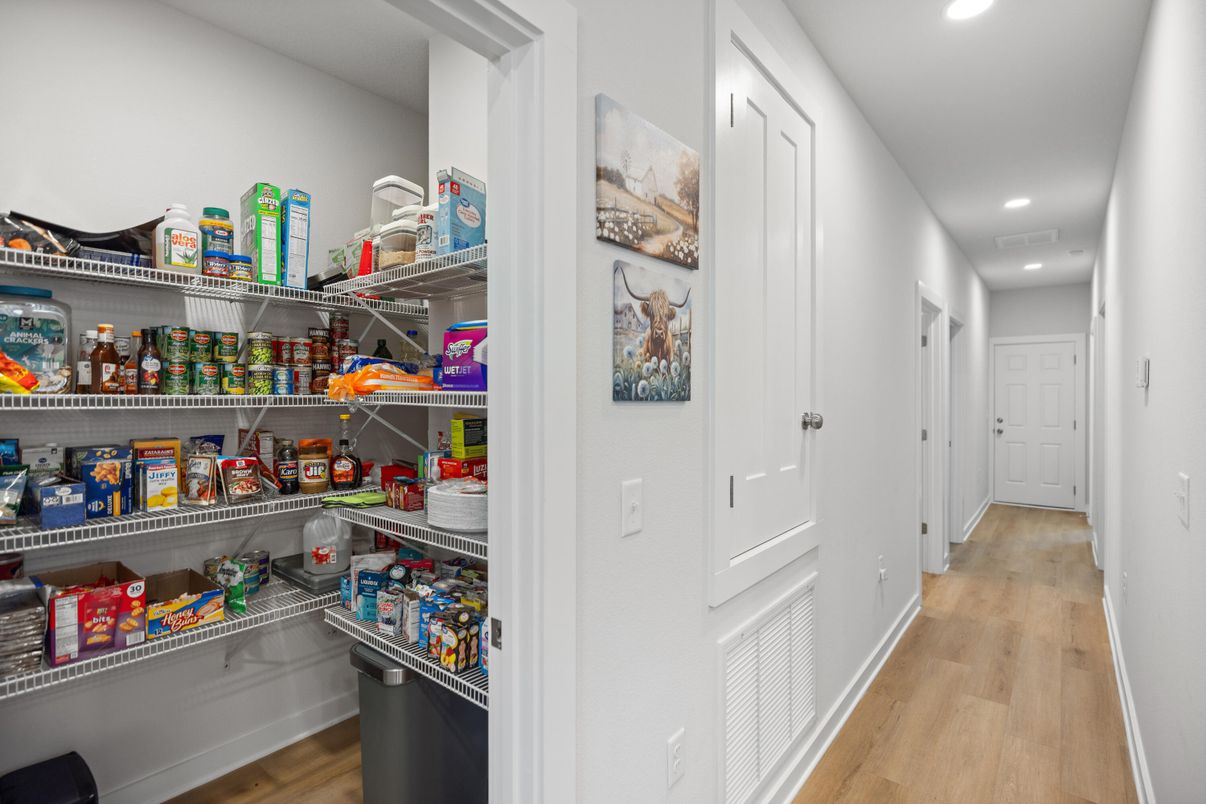 Interior, Recessed Lighting, Wood Texture Flooring
