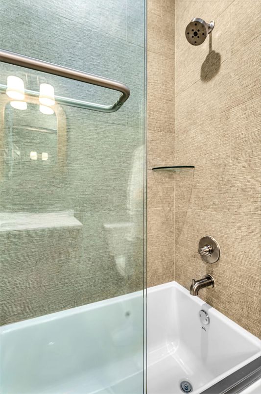 Bathroom, Glass Shower, Interior