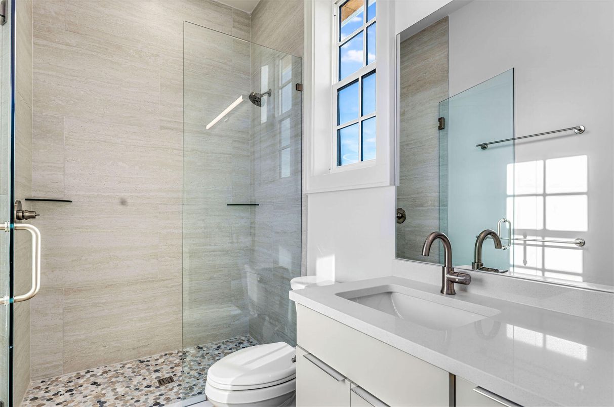 Bathroom, Glass Shower, Interior