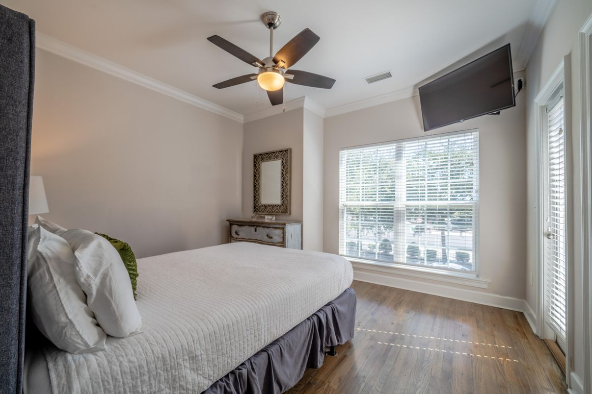 Bedroom, Interior, Wood Texture Flooring