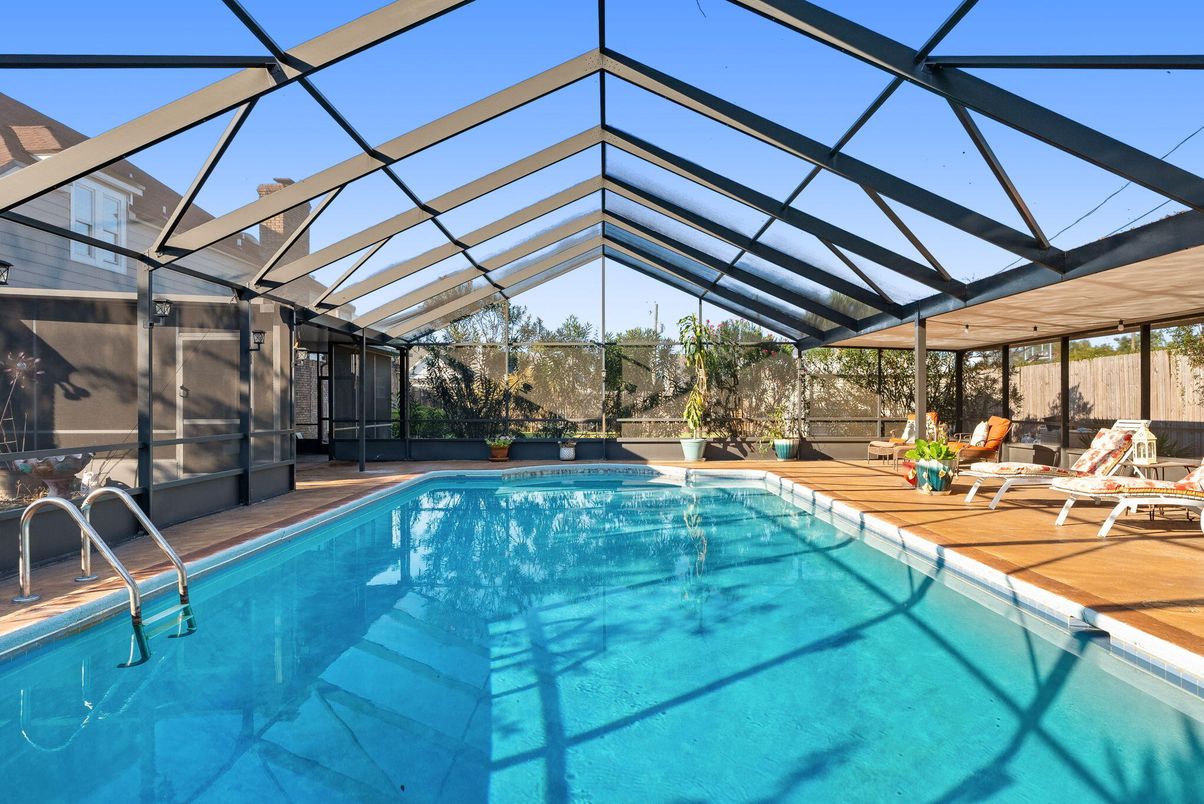 Glass Ceilings, Interior, Pool, Sun Room