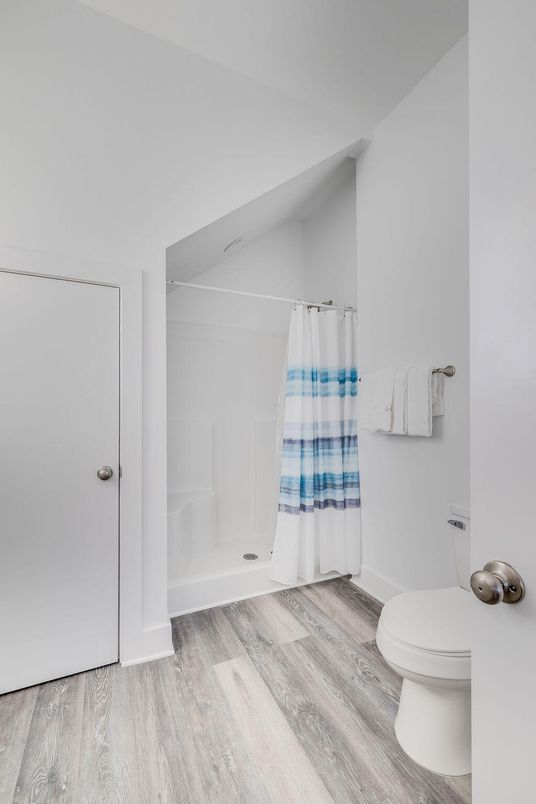 Bathroom, Interior, Wood Texture Flooring