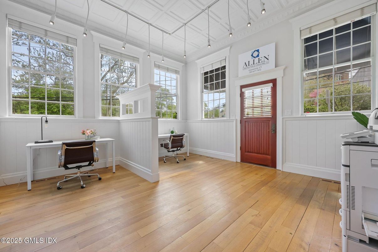 Home Office, Interior, Wood Texture Flooring