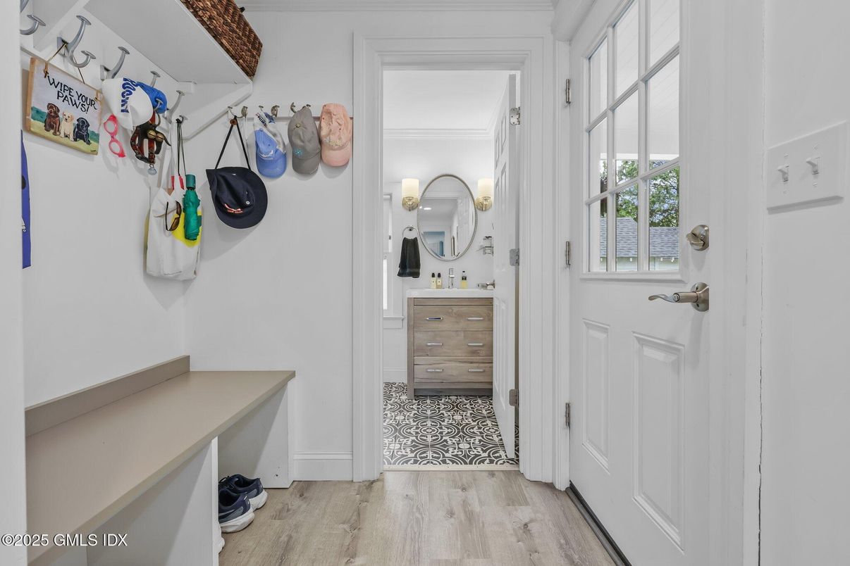 Bathroom, Interior, Wood Texture Flooring