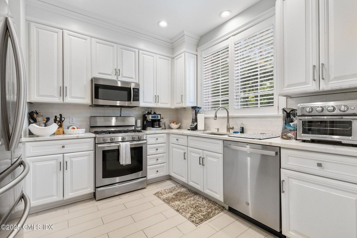 Interior, Kitchen, Recessed Lighting, Stainless Steel Appliances
