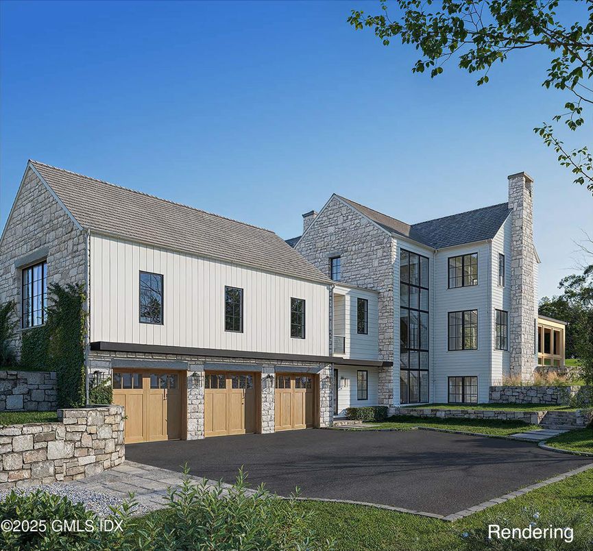 Attached, Exterior, Facade, Farmhouse