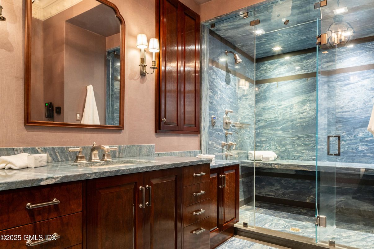 Bathroom, Glass Shower, Interior