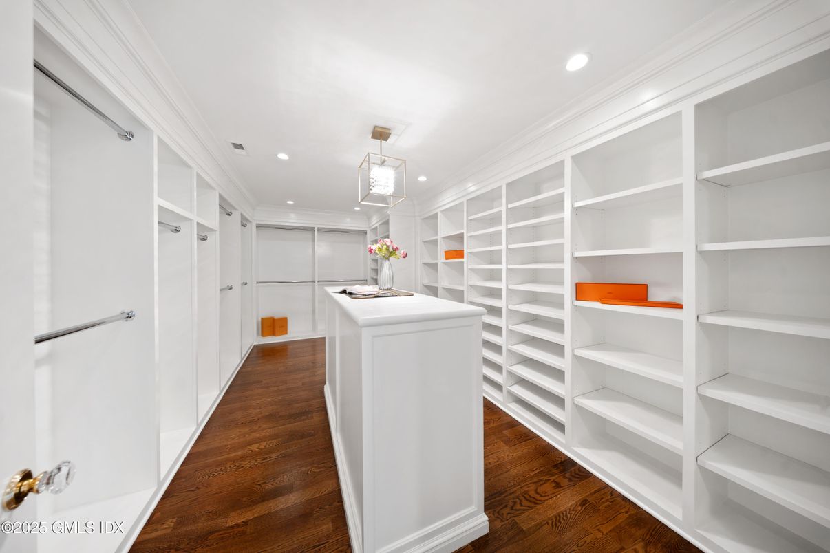 Interior, Pendant Lights, Recessed Lighting, Walk-in Closets, Wood Texture Flooring