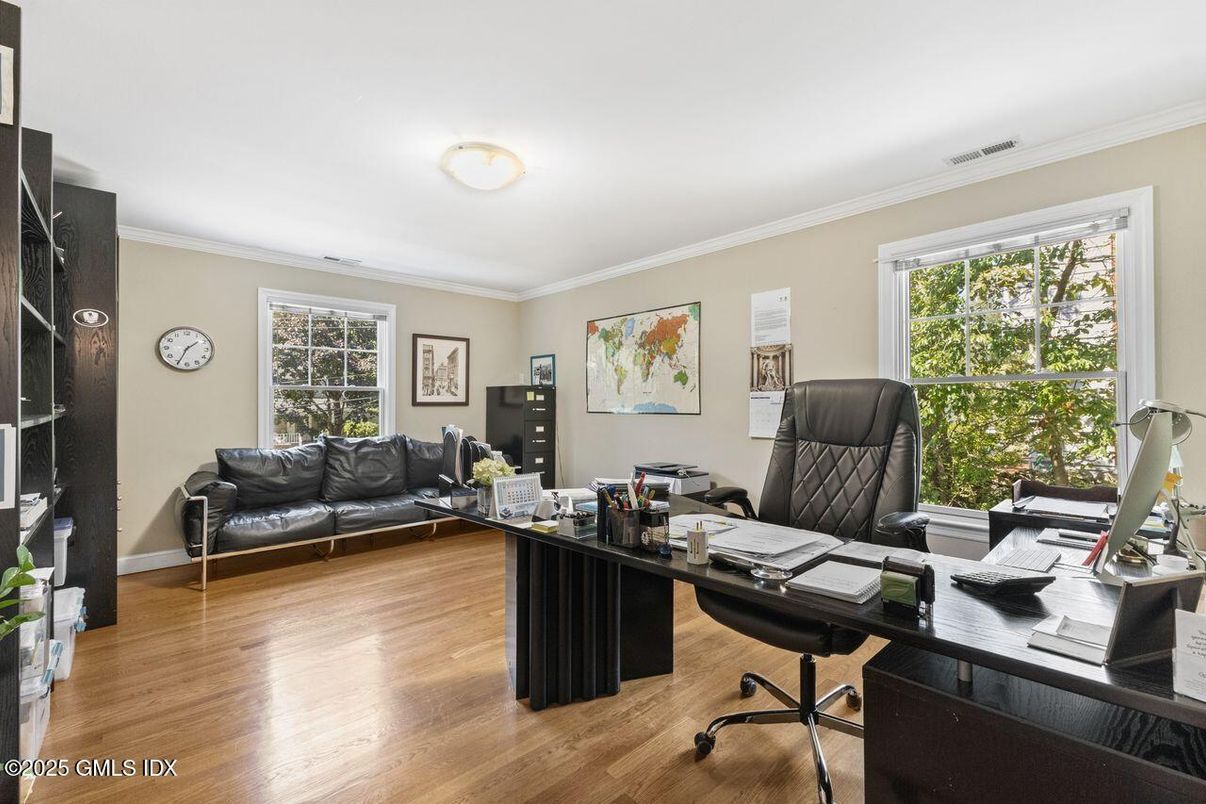 Home Office, Interior, Wood Texture Flooring