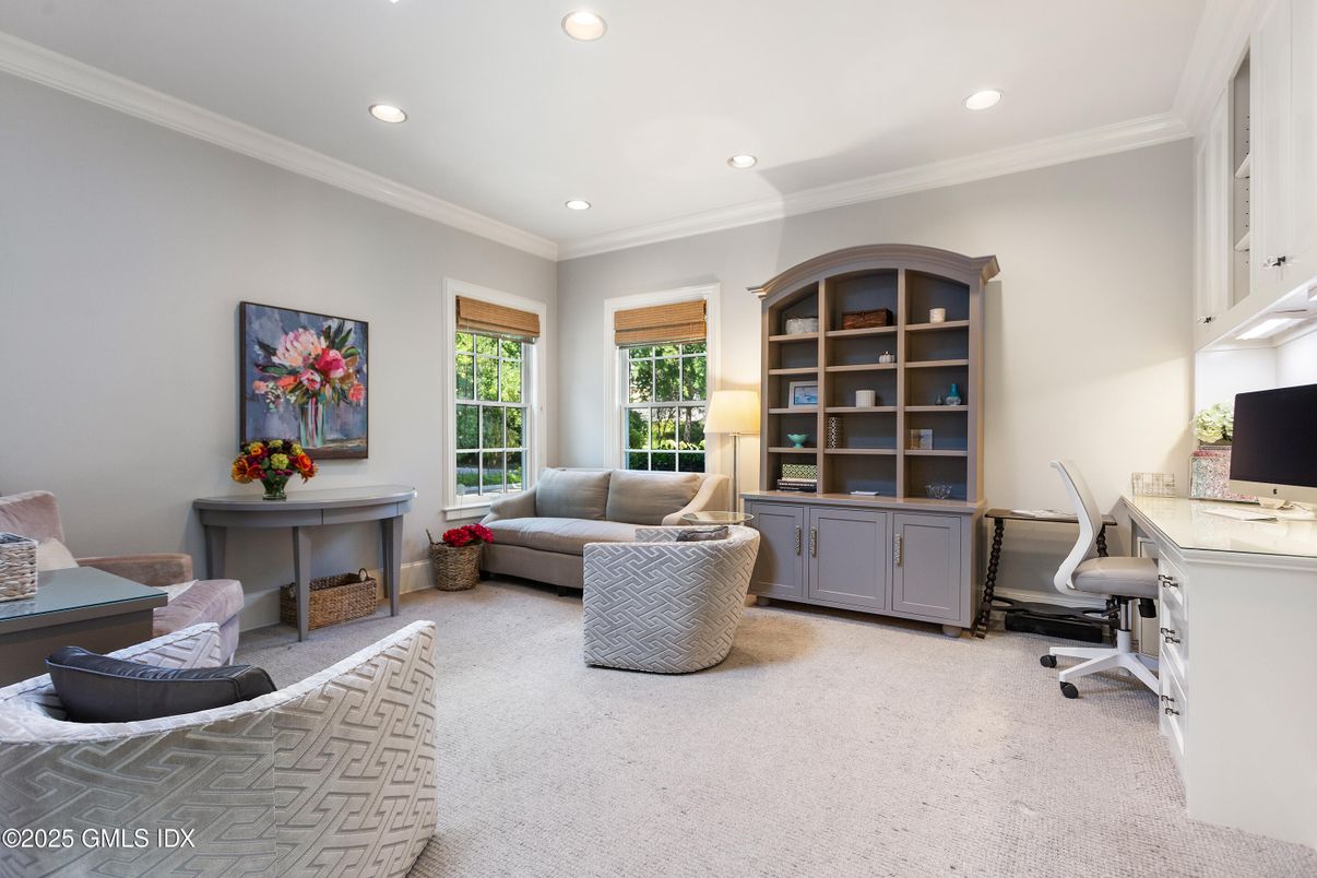 Home Office, Interior, Recessed Lighting