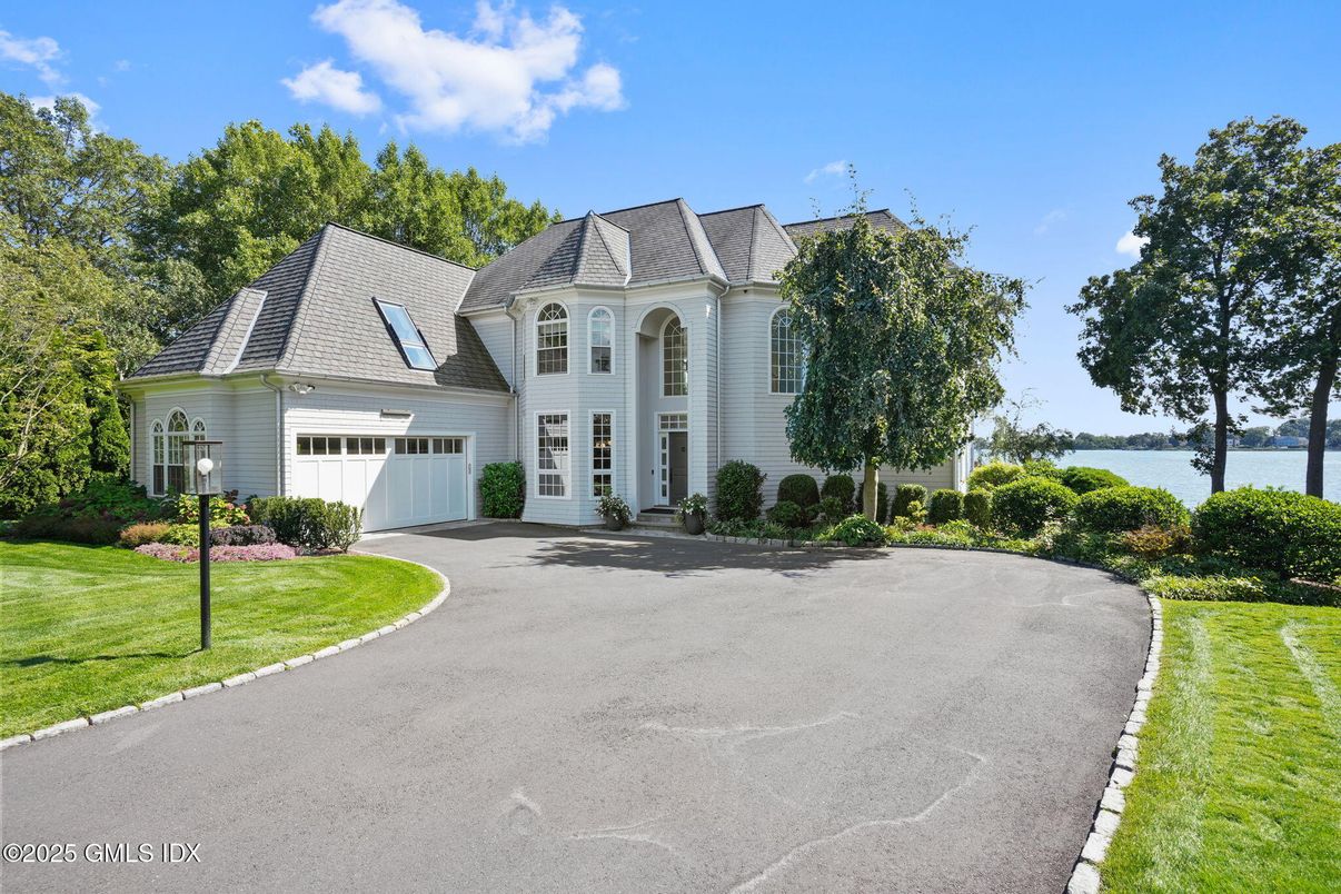 Attached, Backyard, Exterior, Facade, Solar Panels, Water, French Provincial