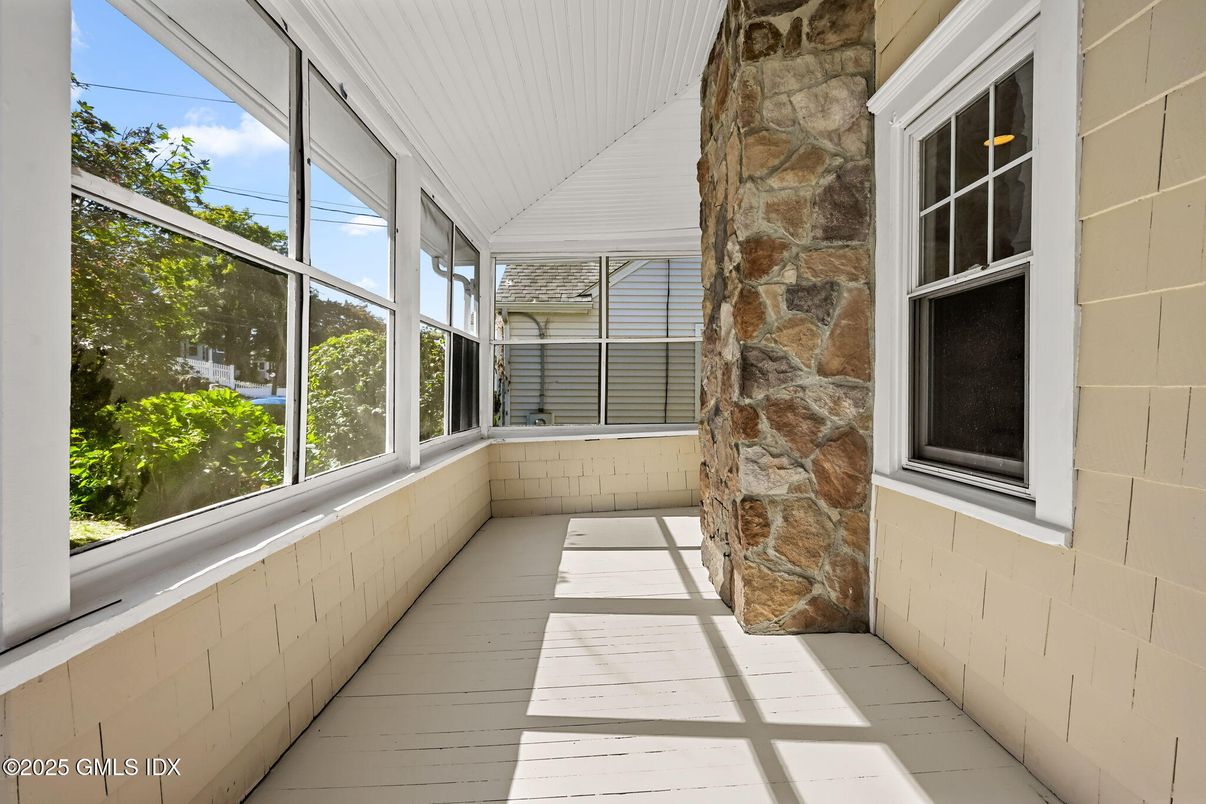 Interior, Stone Walls, Sun Room