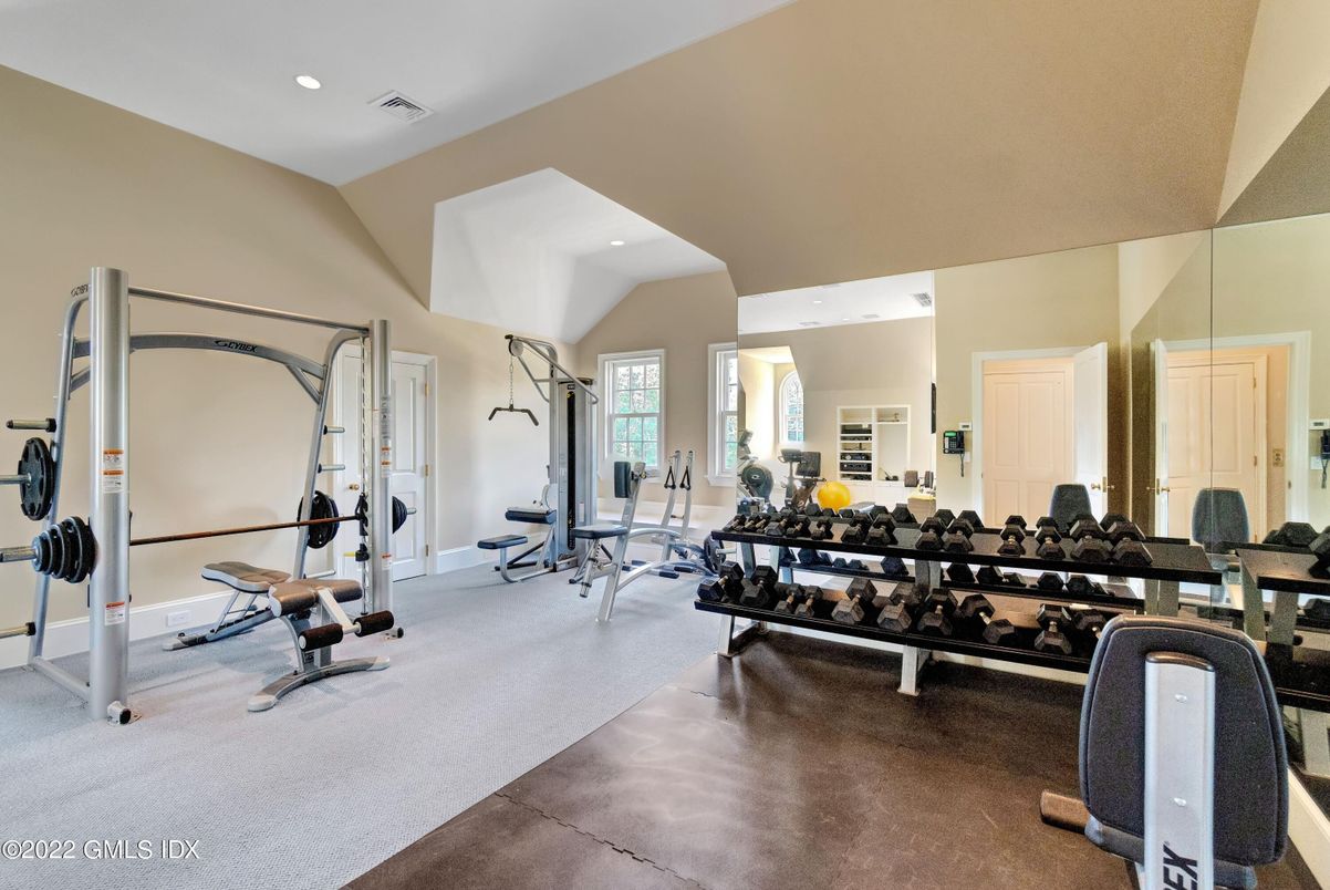 Fitness Equipment, Interior, Recessed Lighting