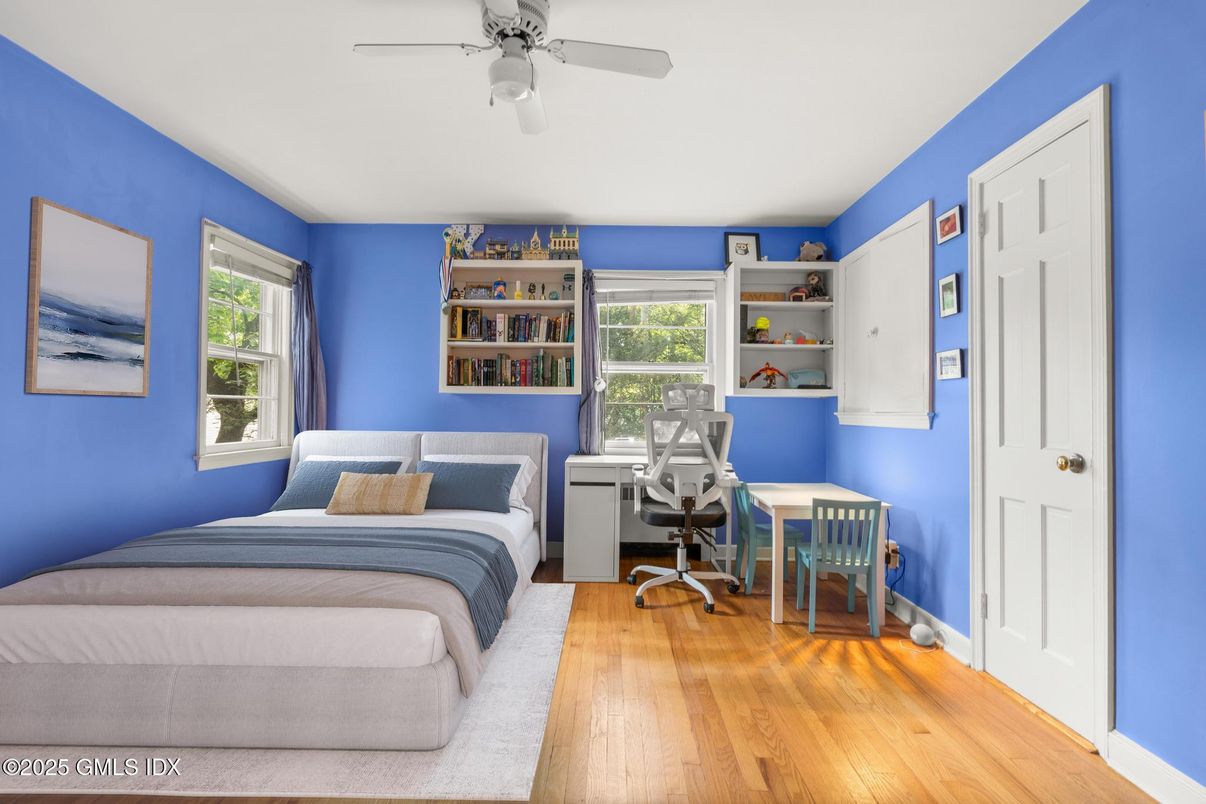 Bedroom, Home Office, Interior, Wood Texture Flooring