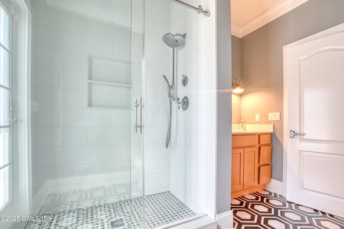 Bathroom, Glass Shower, Interior