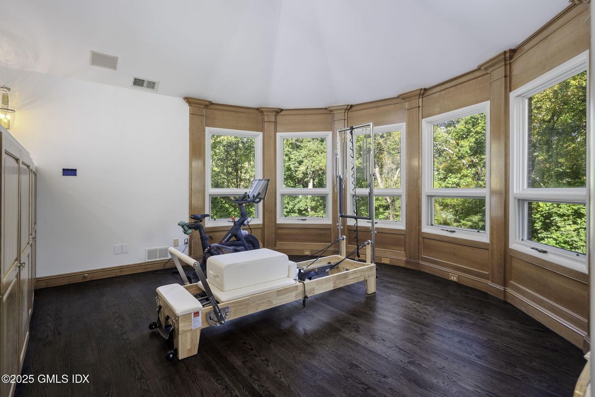 Fitness Equipment, Interior, Wood Texture Flooring