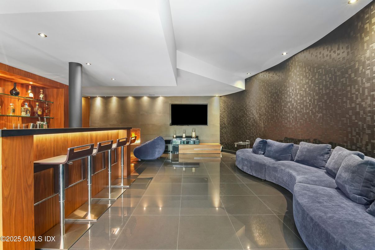 Interior, Living room, Recessed Lighting