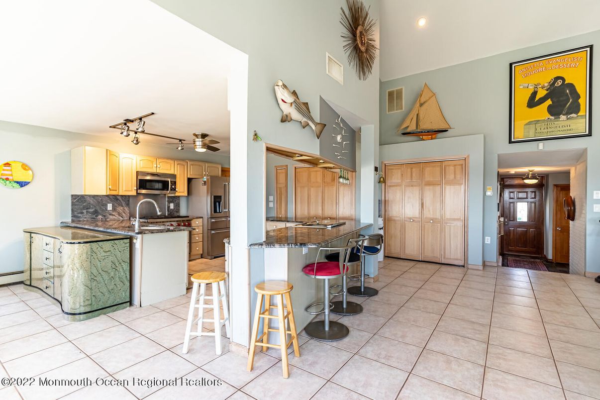 Interior, Kitchen, Recessed Lighting, Stainless Steel Appliances