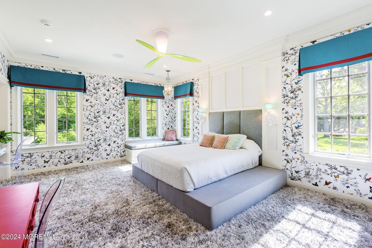Bedroom, Interior, Recessed Lighting