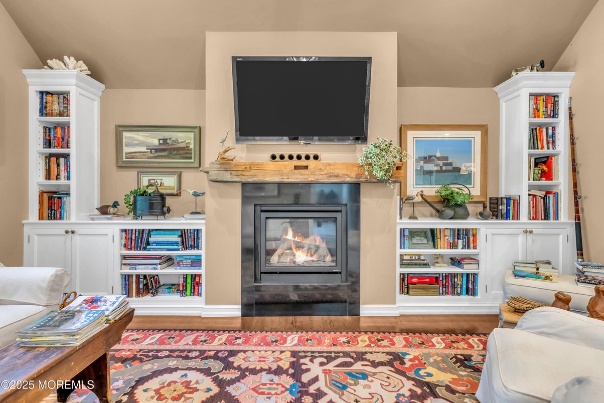 Fireplace, Interior, Wood Texture Flooring