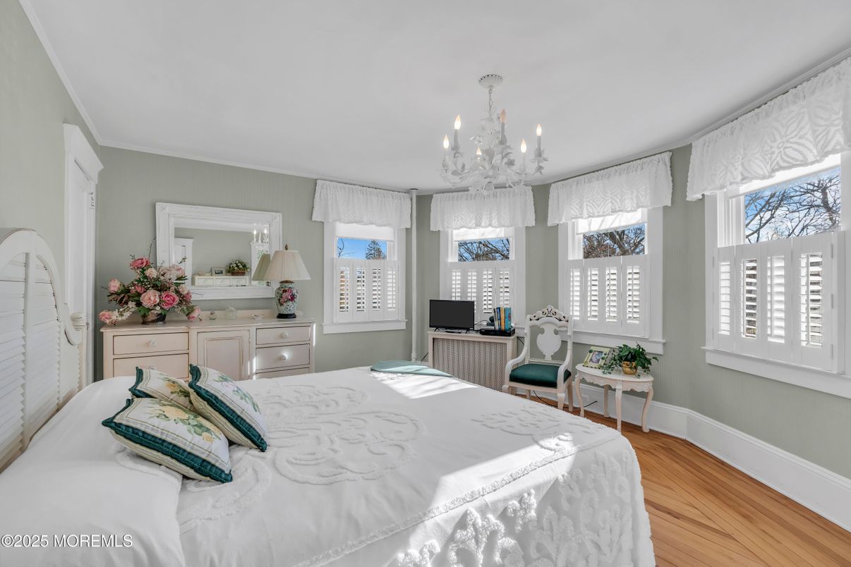 Bedroom, Chandelier, Dining room, Interior, Wood Texture Flooring
