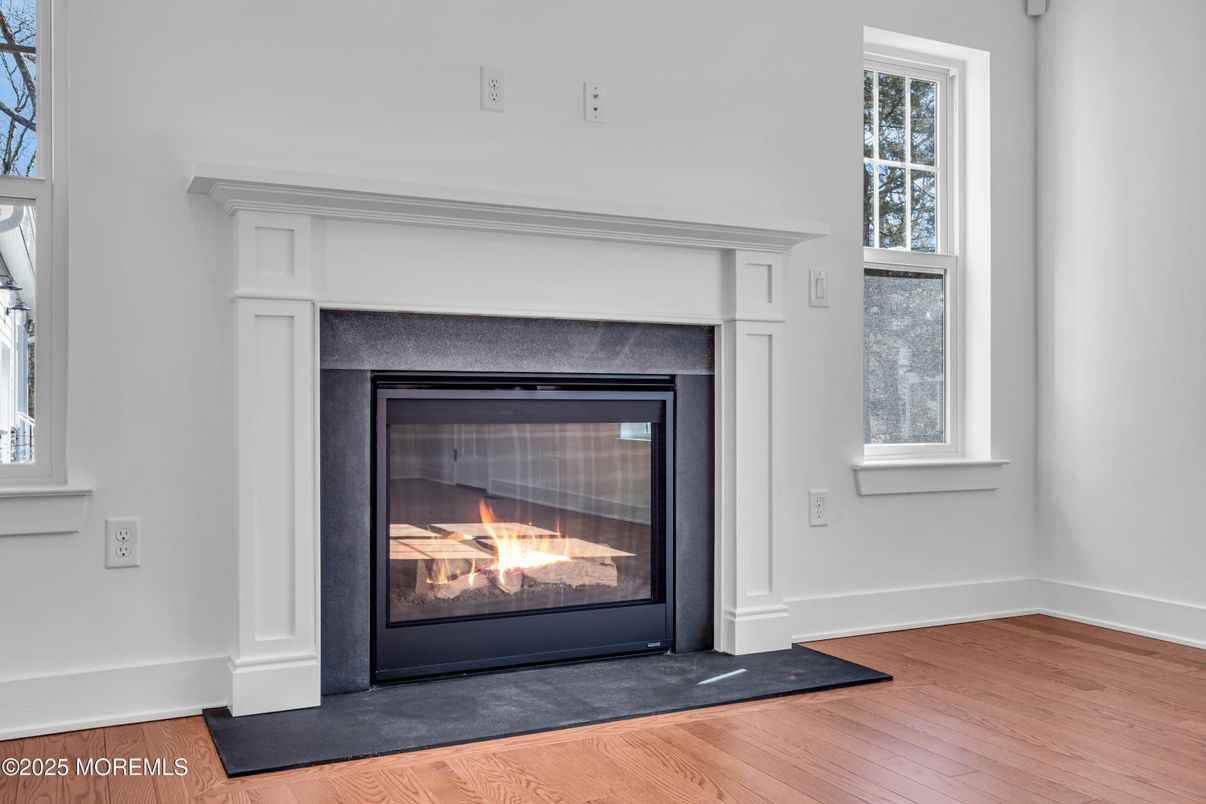 Fireplace, Interior, Wood Texture Flooring