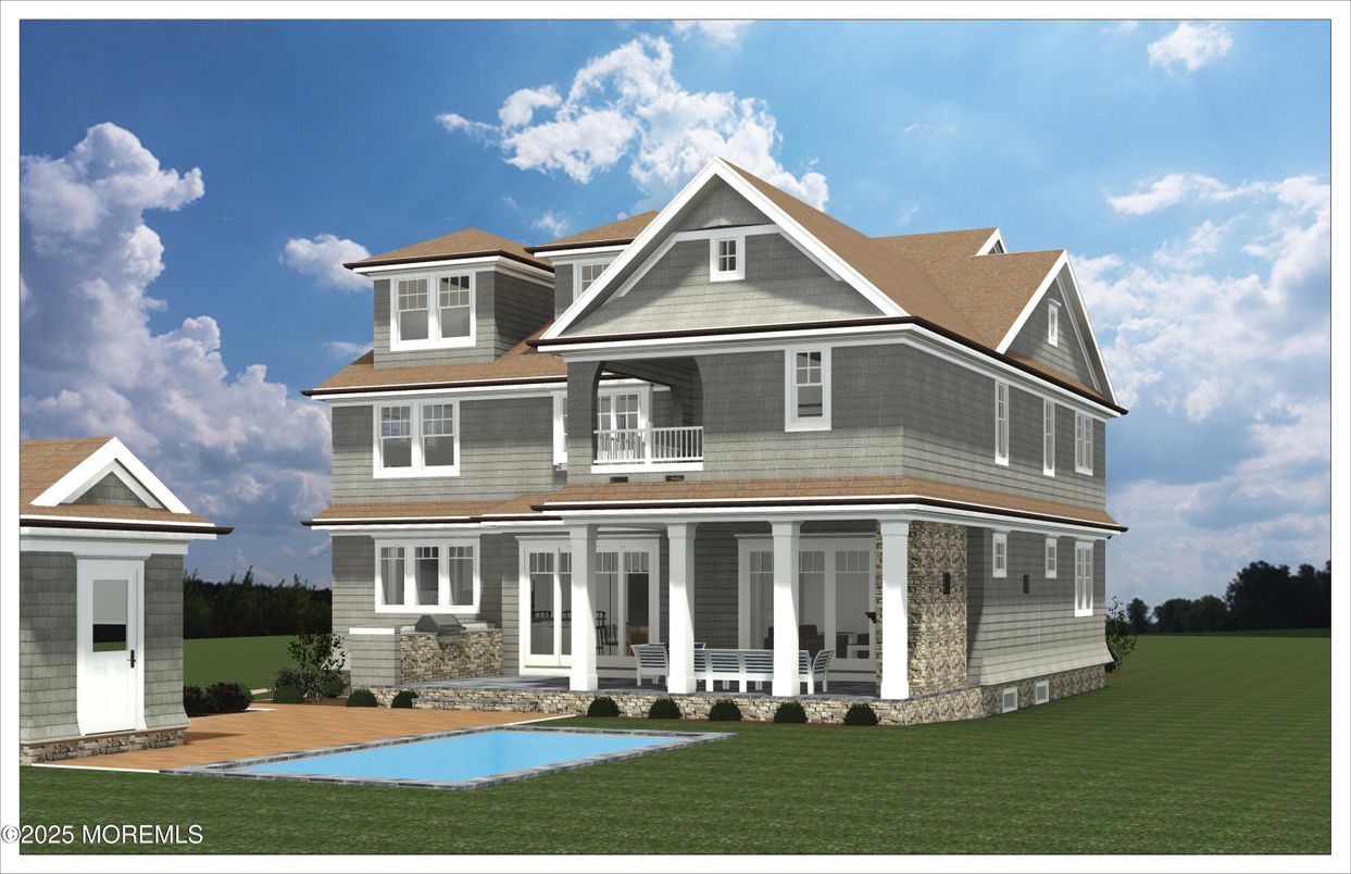 Exterior, Facade, Pool, Queen Anne Victorian