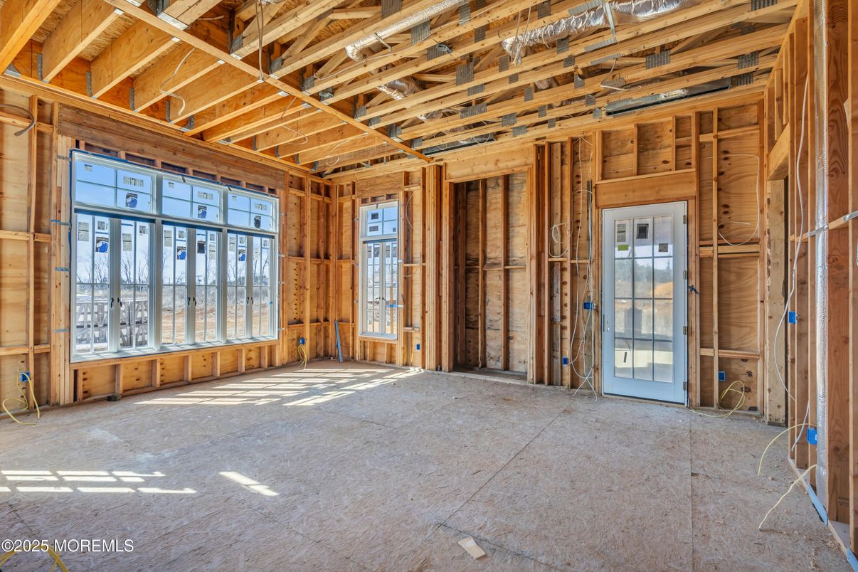 Empty room, Interior, Wooden Beams, Wooden Ceilings, Wooden Walls
