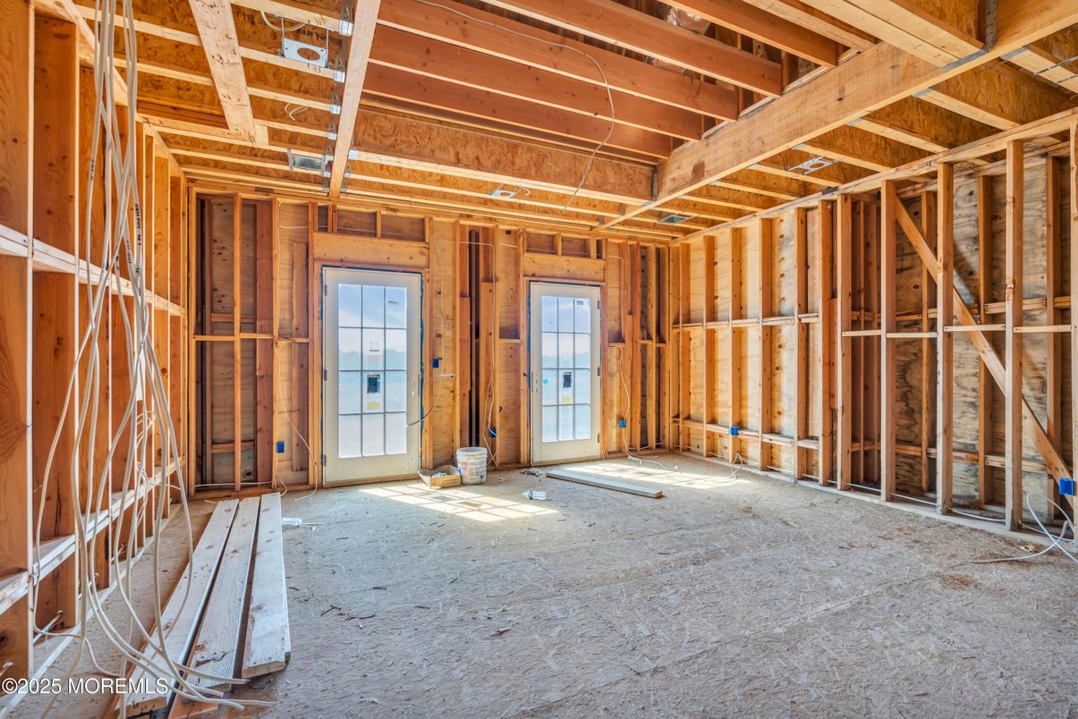 Empty room, Interior, Wooden Beams, Wooden Ceilings, Wooden Walls