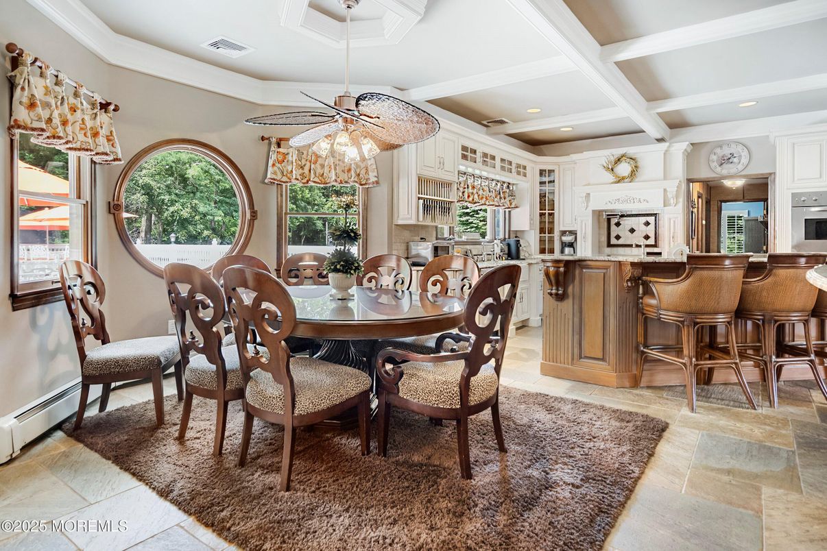 Dining room, Interior, Kitchen, Pendant Lights, Recessed Lighting