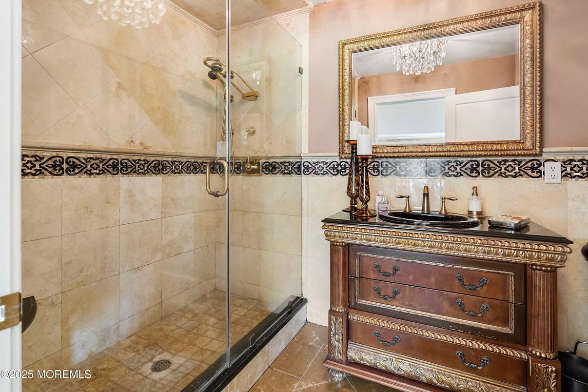 Bathroom, Glass Shower, Interior