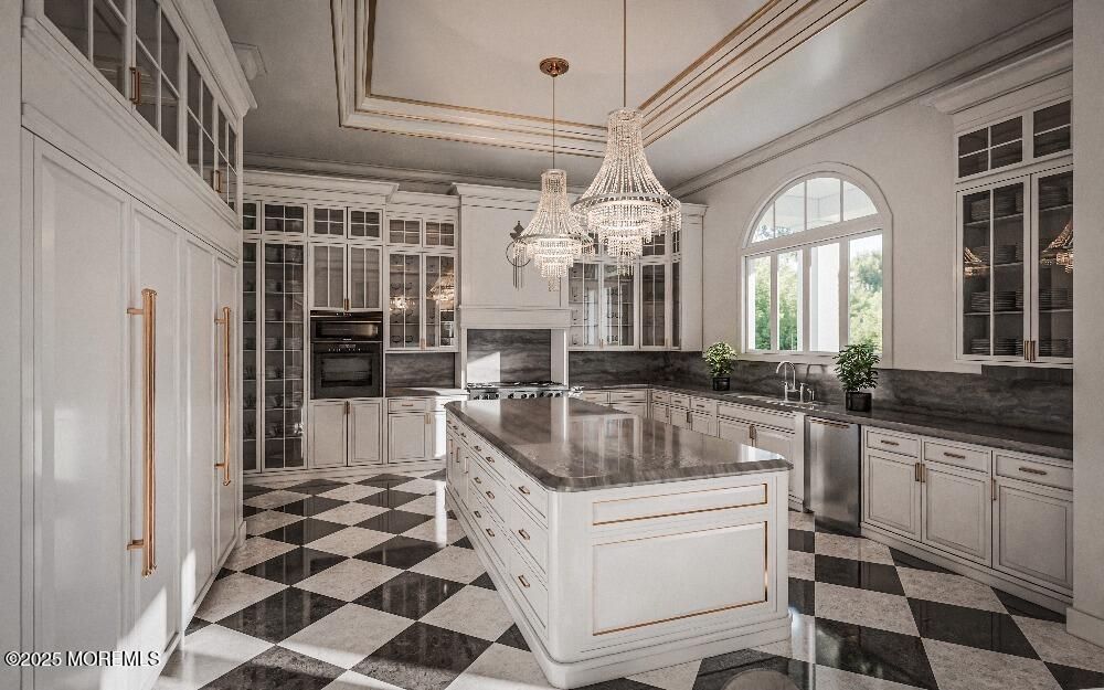 Chandelier, Interior, Kitchen, Pendant Lights
