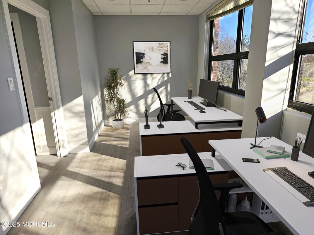 Home Office, Interior, Wood Texture Flooring